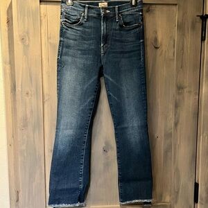 Mother denim- Insider crop step fray in Sweet and Sassy